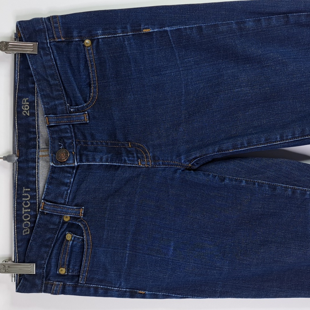J. Crew Low Rise Bootcut Blue Jeans Size 26R - Picture 7 of 16